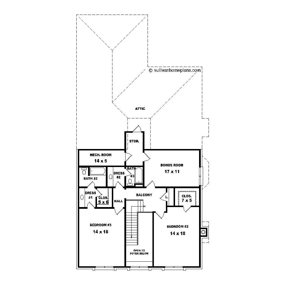 Floor Plan Second Story