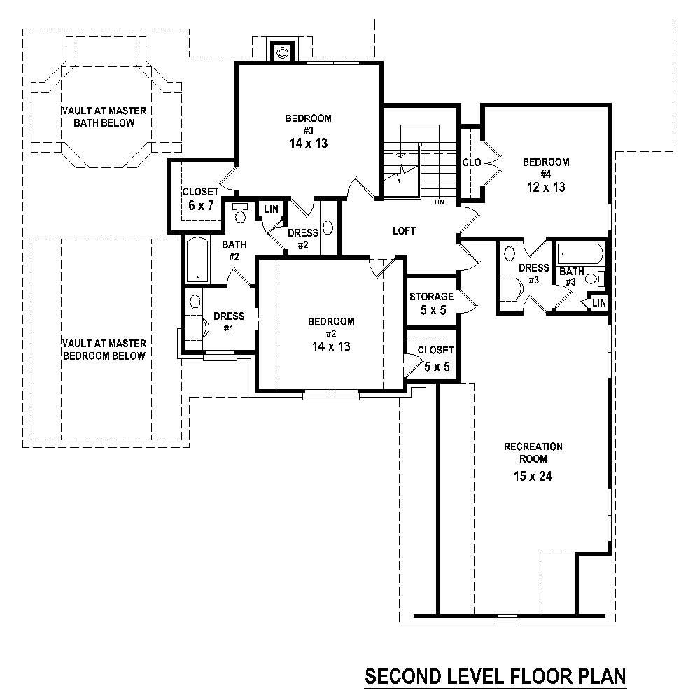 Floor Plan Second Story