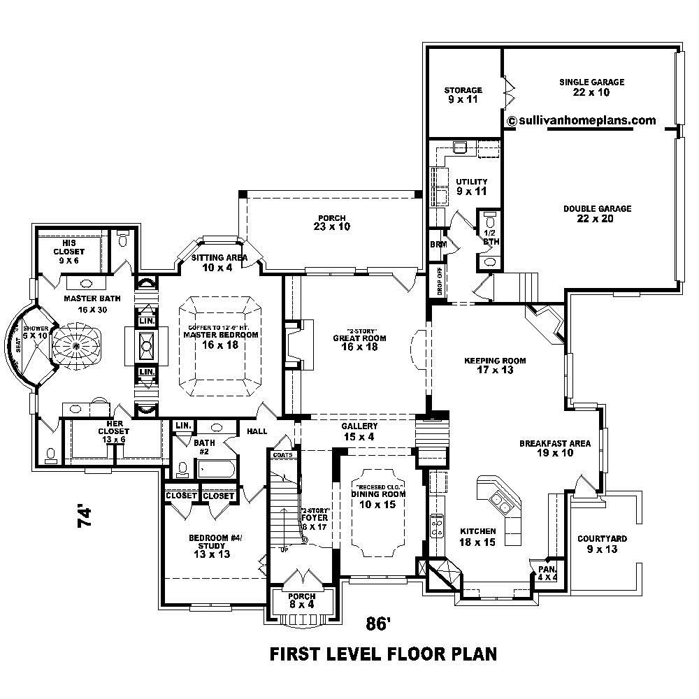 Floor Plan First Story
