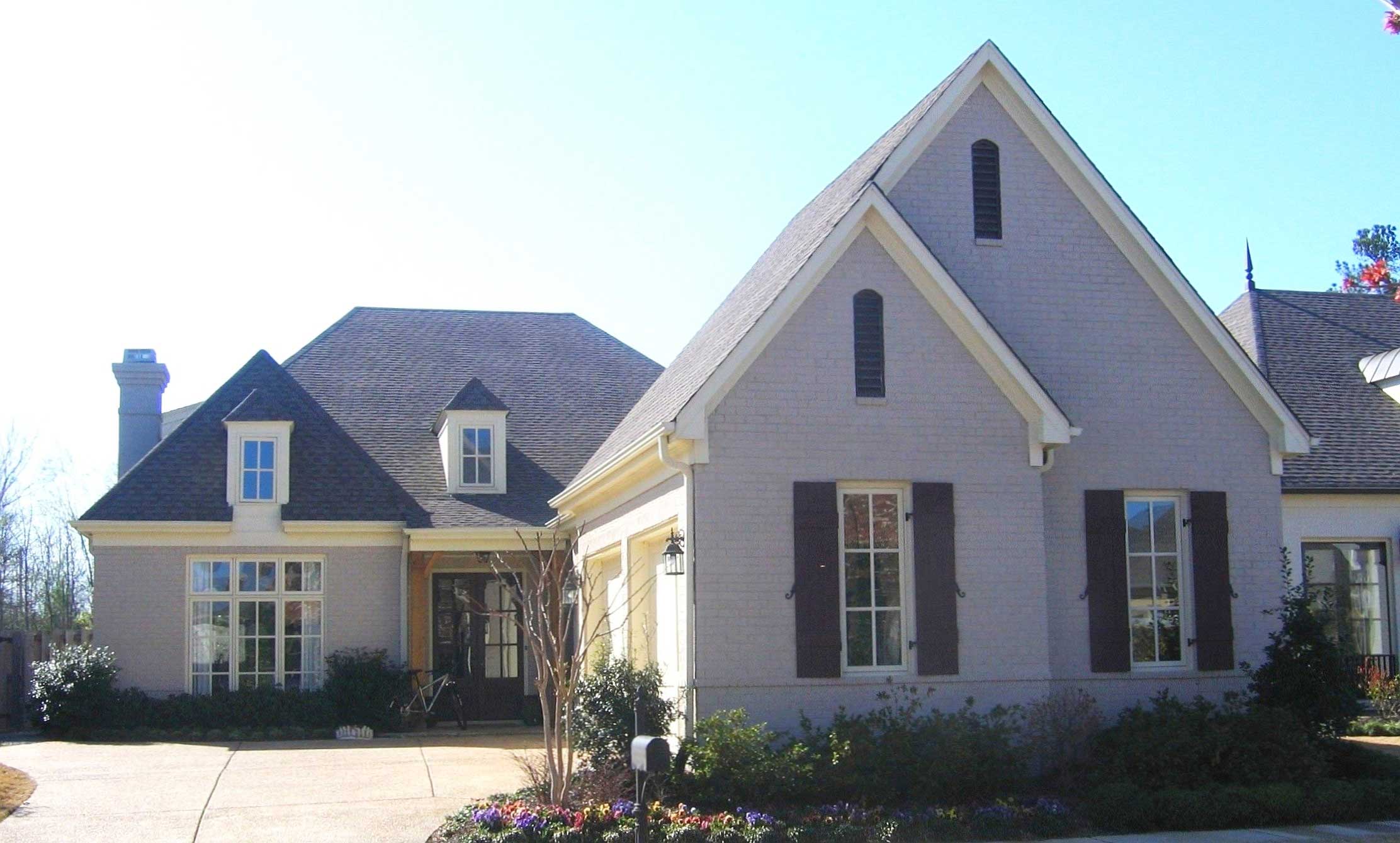 4-Bedroom, 3641 Sq Ft French House Plan - 170-1517 - Front Exterior