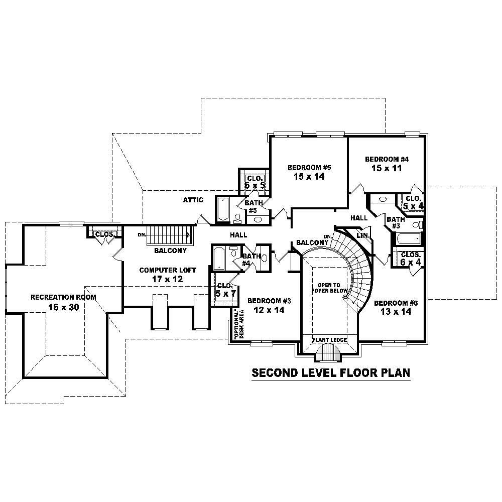 Floor Plan Second Story