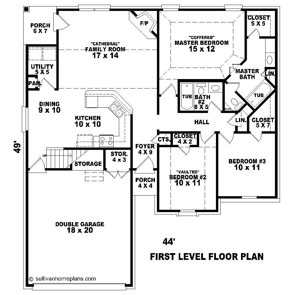 Floor Plan First Story
