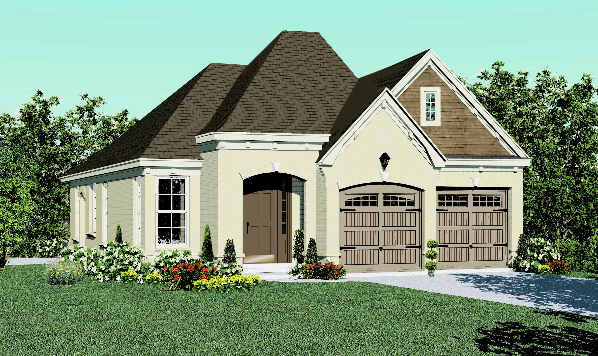 3-Bedroom, 1822 Sq Ft Cape Cod House Plan - 170-1562 - Front Exterior