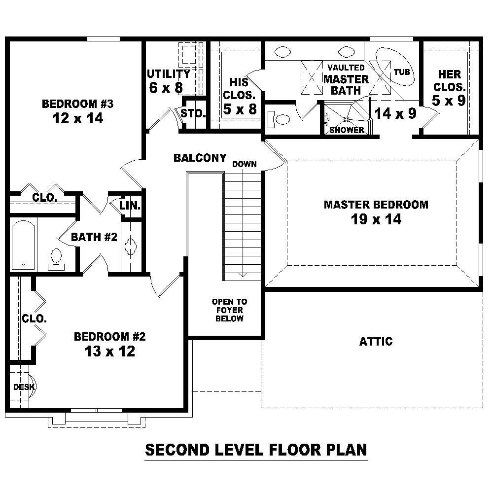 Floor Plan Second Story