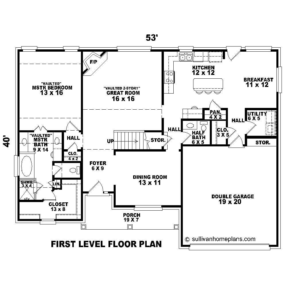 Floor Plan First Story