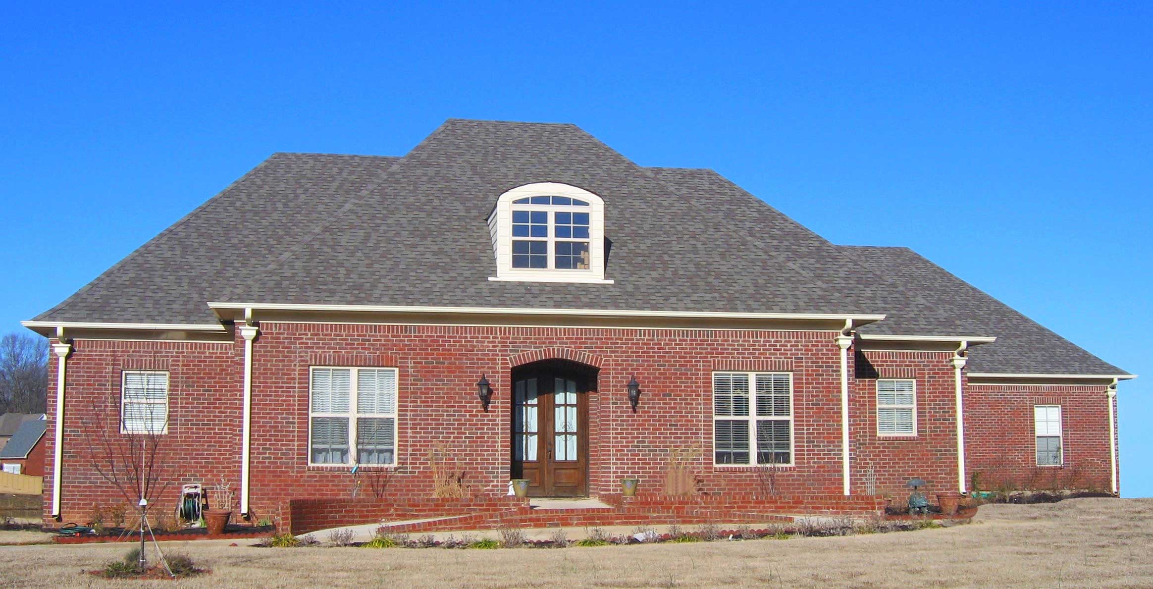 5-Bedroom, 5272 Sq Ft Country House Plan - 170-1584 - Front Exterior