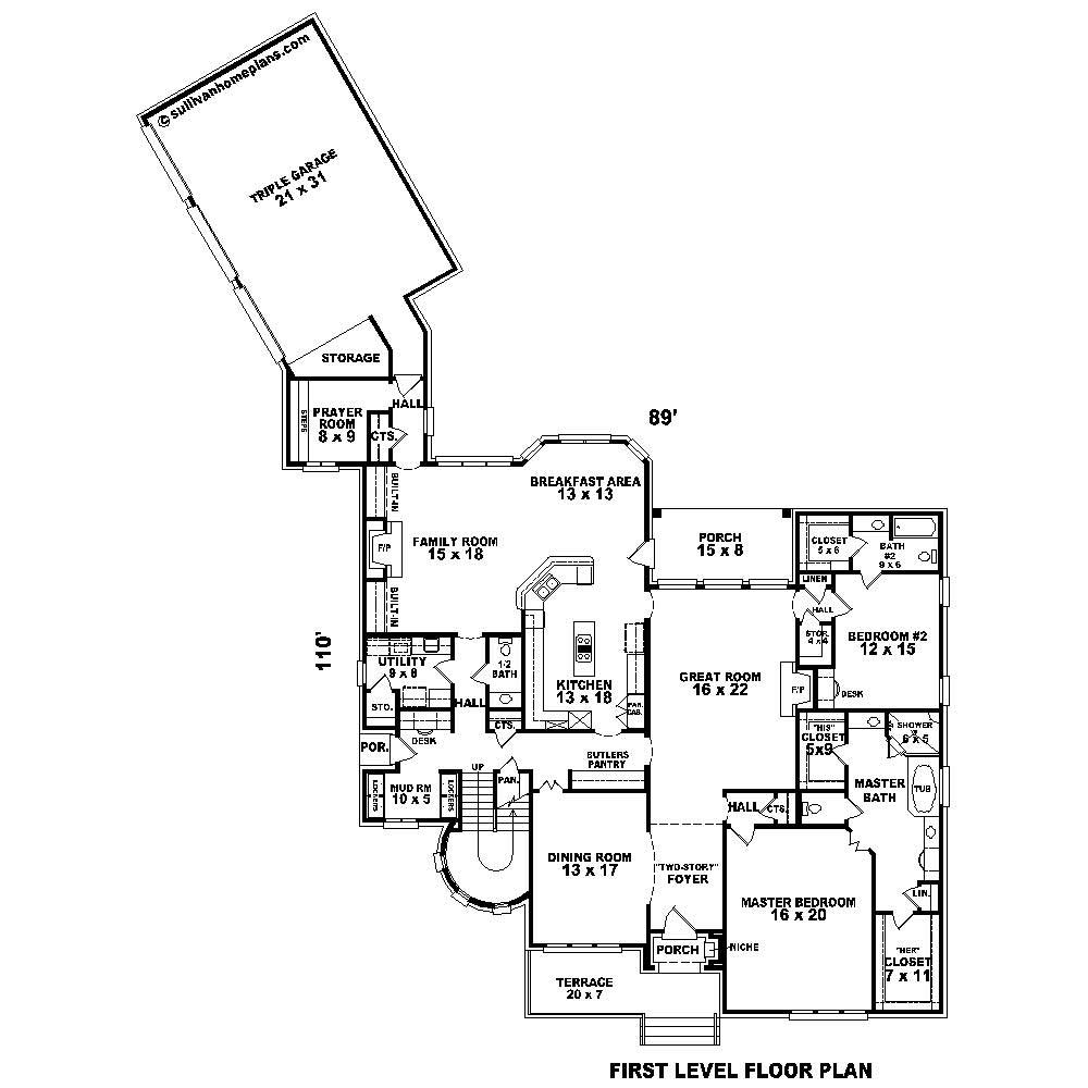 Floor Plan First Story