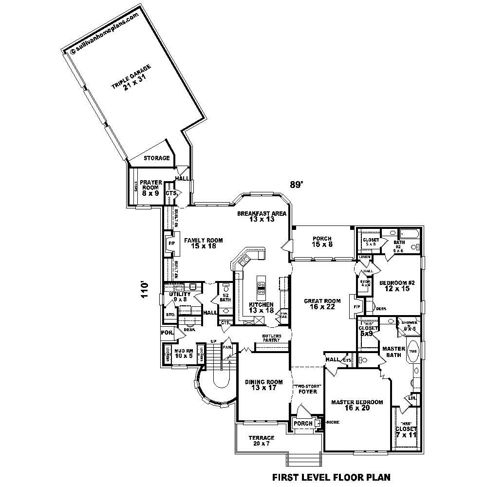 Floor Plan First Story