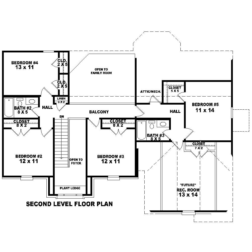 Floor Plan Second Story