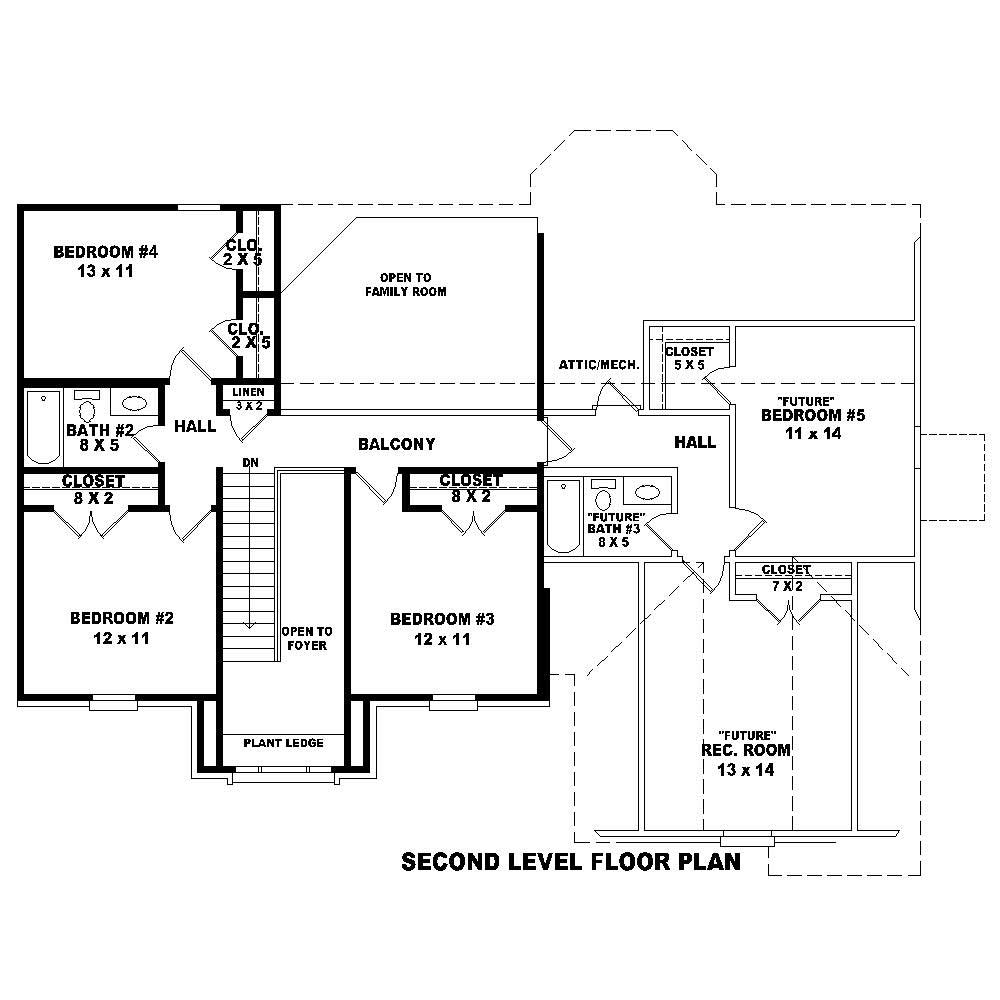 Floor Plan Second Story