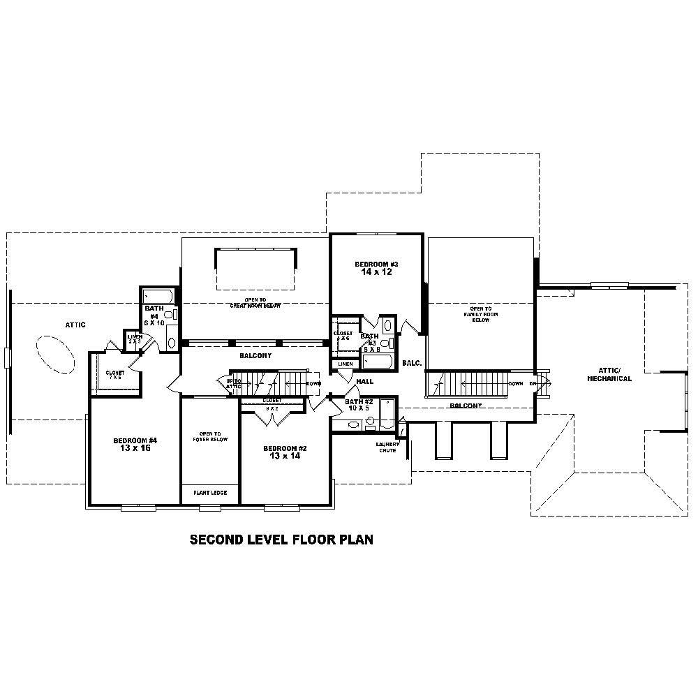 Floor Plan Second Story