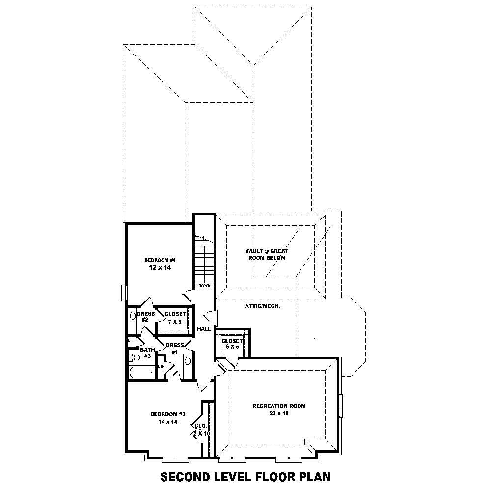 Floor Plan Second Story