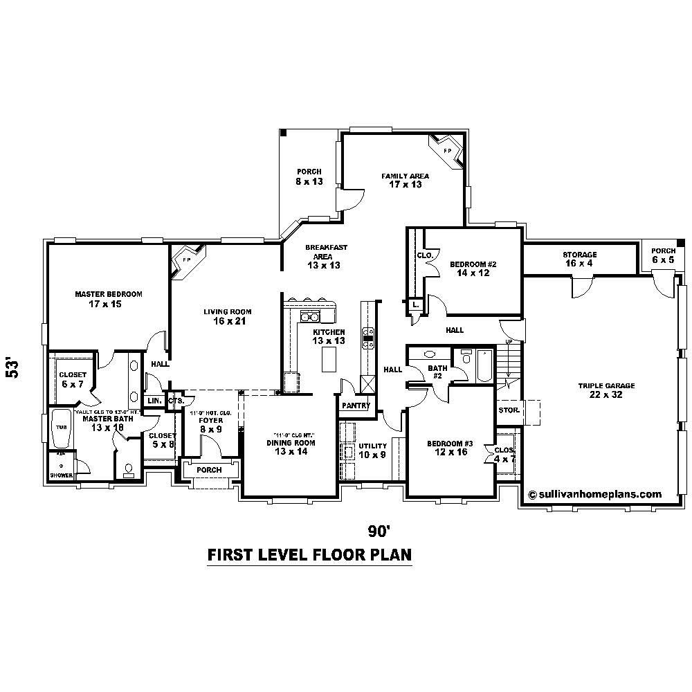Floor Plan First Story