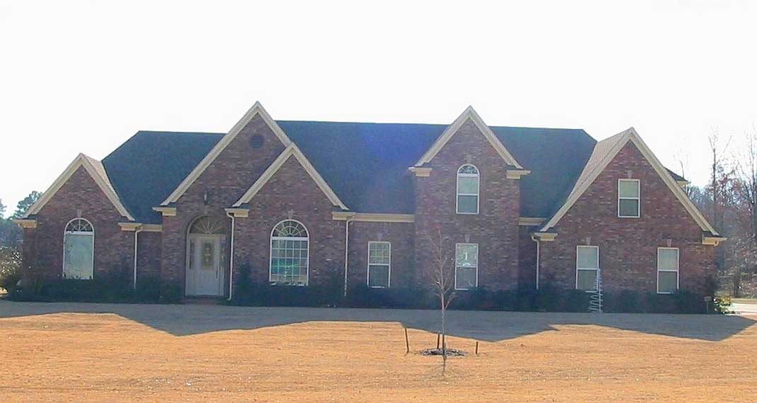 4-Bedroom, 3663 Sq Ft French House Plan - 170-1674 - Front Exterior