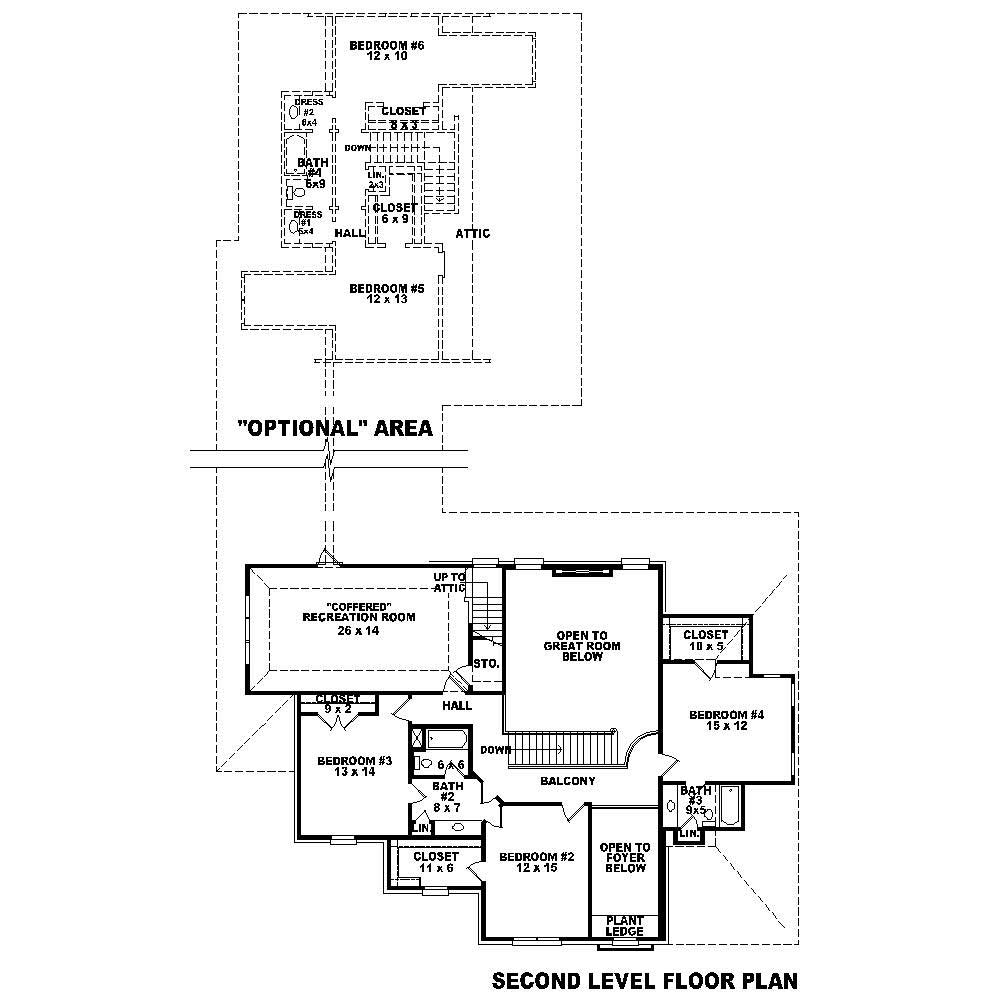 Floor Plan Second Story