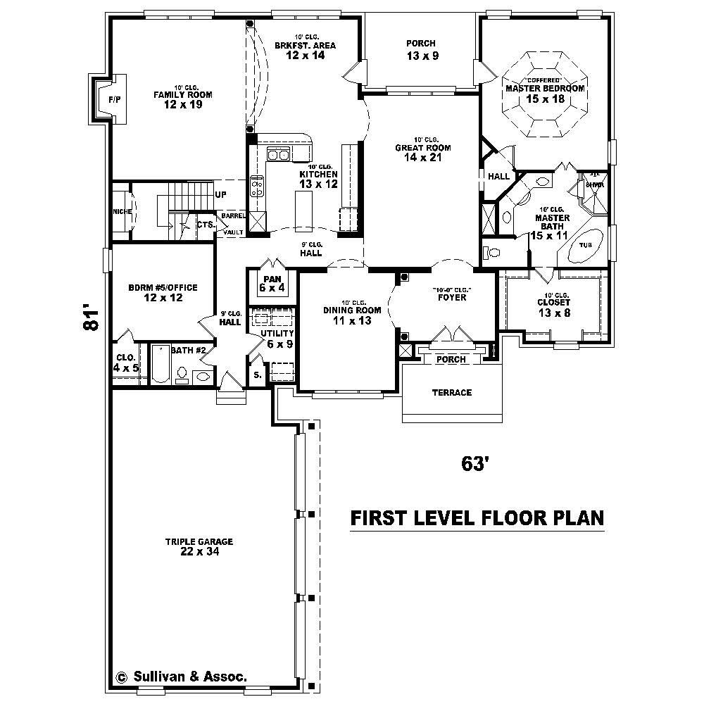 Floor Plan First Story