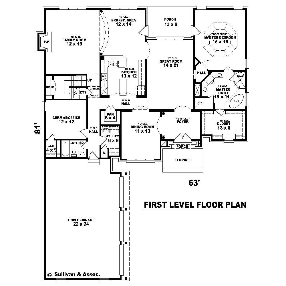 Floor Plan First Story