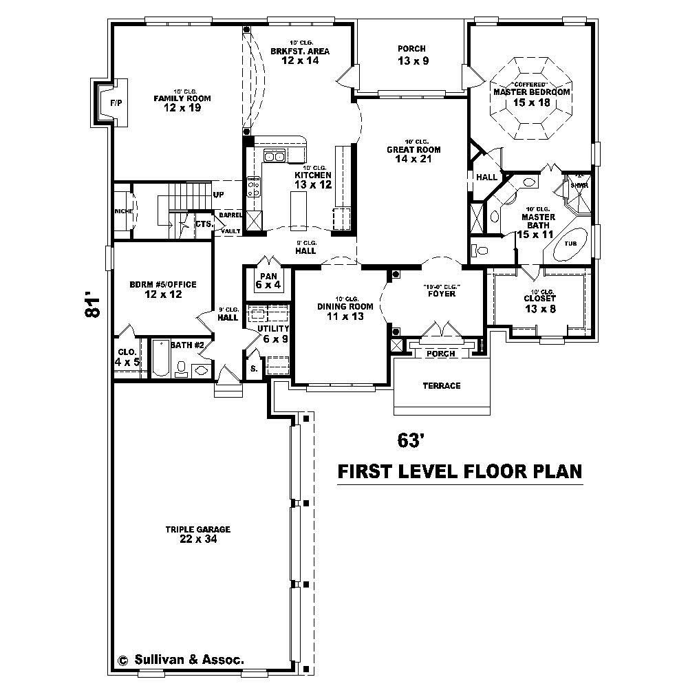 Floor Plan First Story