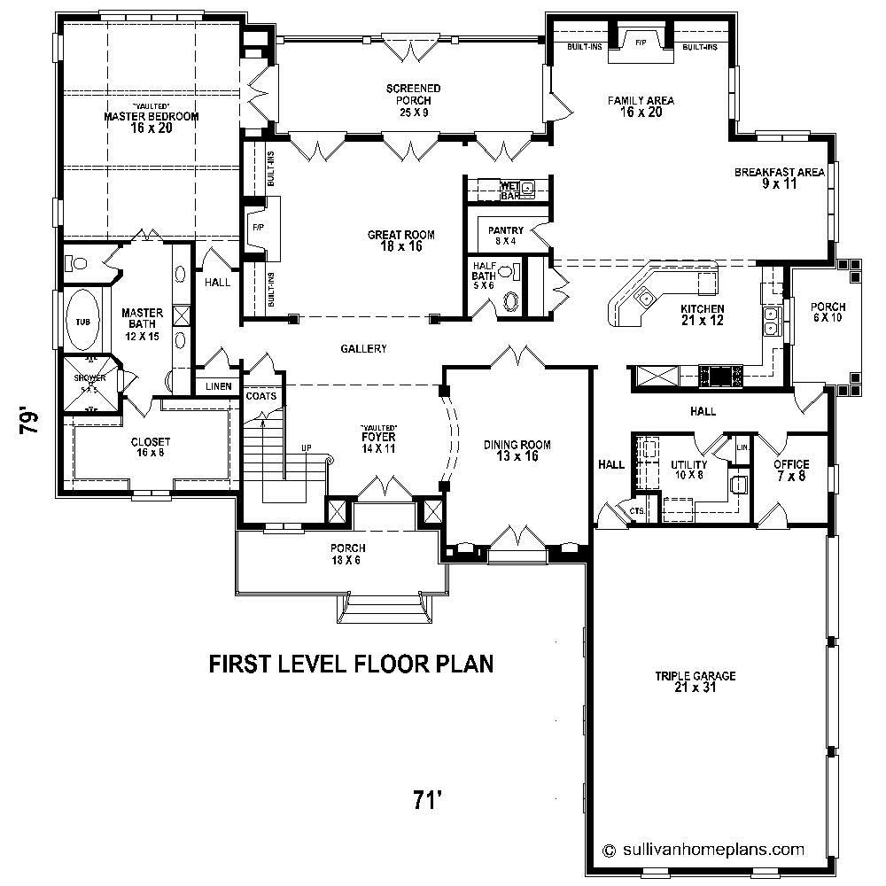 Floor Plan First Story