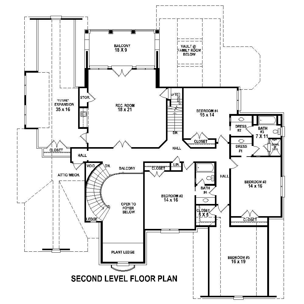 Floor Plan Second Story