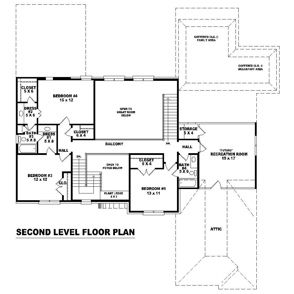 Floor Plan Second Story