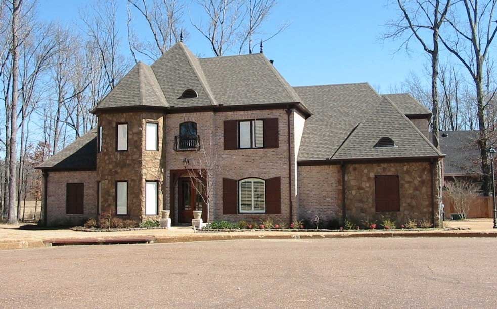 3-Bedroom, 4498 Sq Ft Luxury House Plan - 170-1735 - Front Exterior