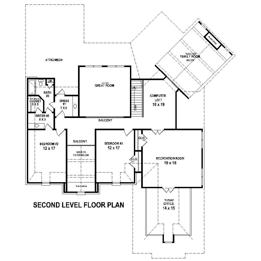 Floor Plan Second Story