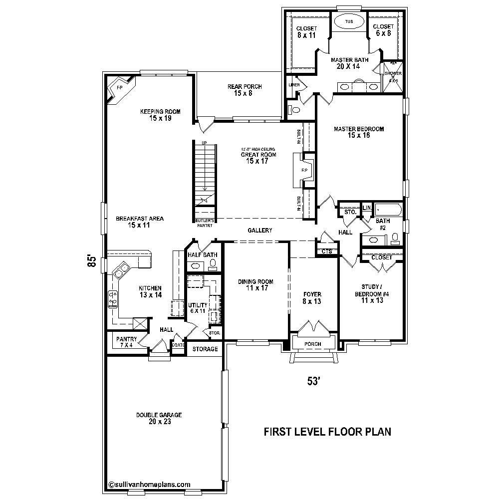 Floor Plan First Story
