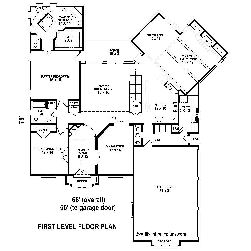 Floor Plan First Story