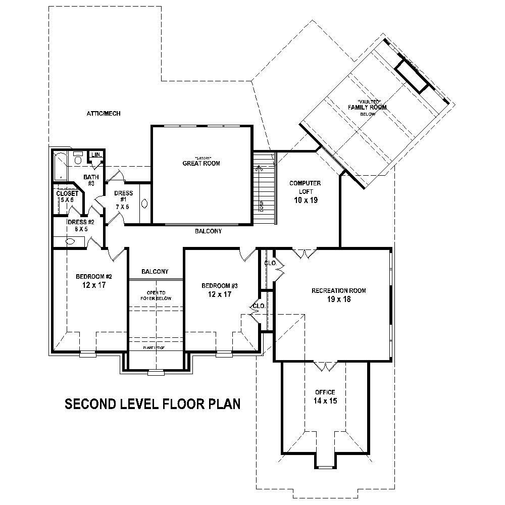 Floor Plan Second Story