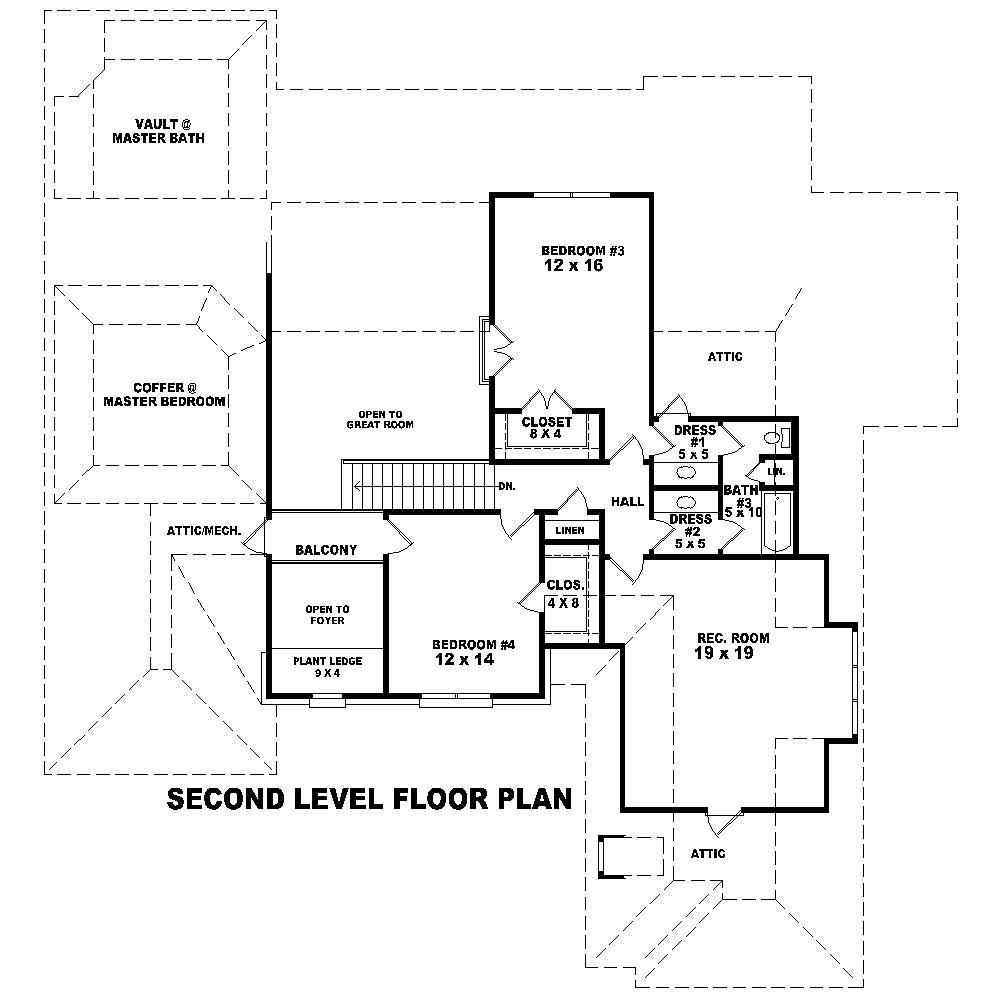 Floor Plan Second Story
