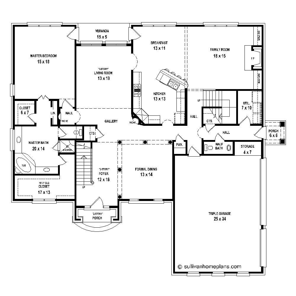 Floor Plan First Story