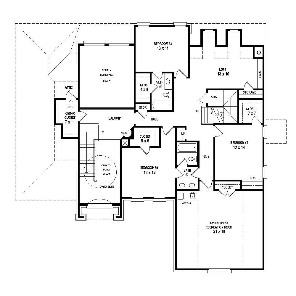 Floor Plan Second Story