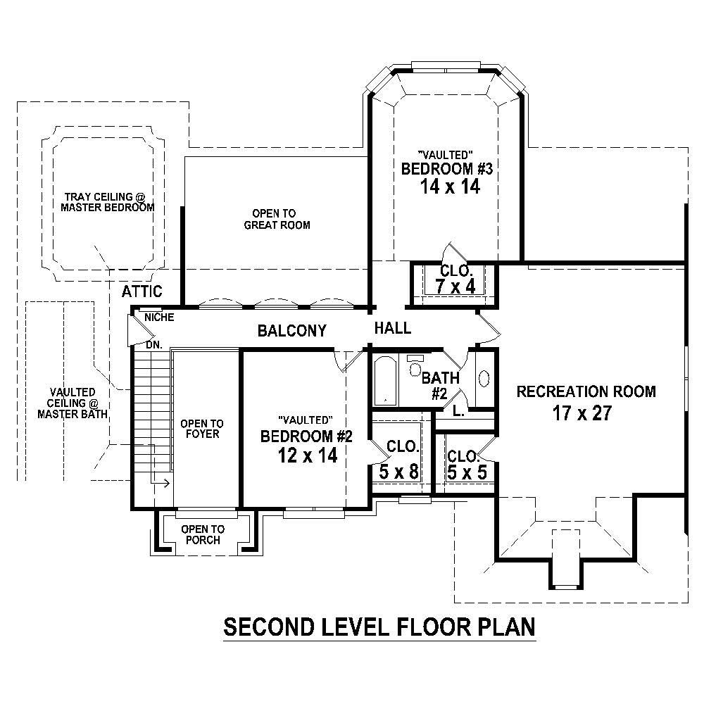 Floor Plan Second Story