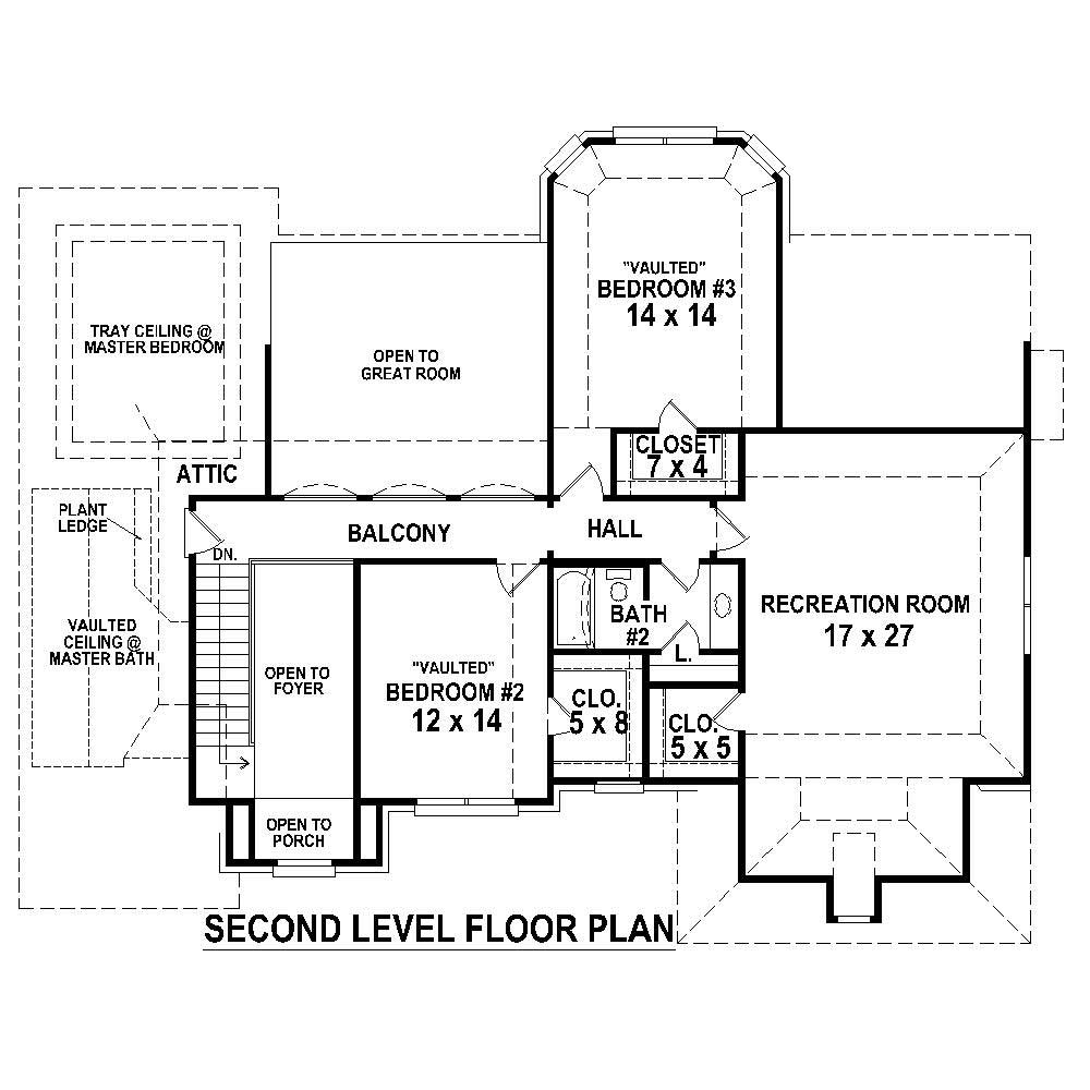 Floor Plan Second Story