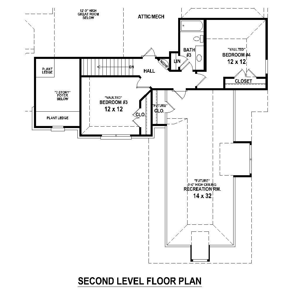 Floor Plan Second Story