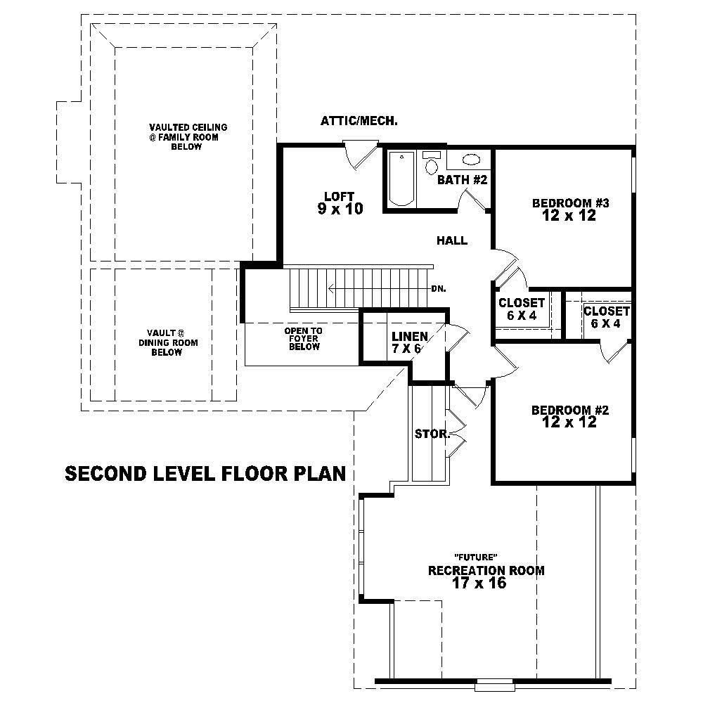 Floor Plan Second Story