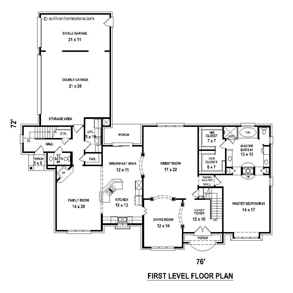 Floor Plan First Story