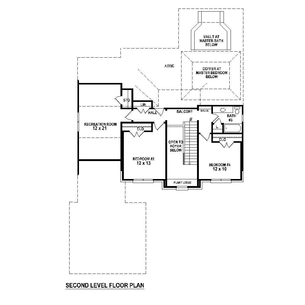 Floor Plan Second Story
