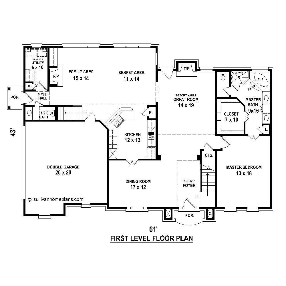 Floor Plan First Story