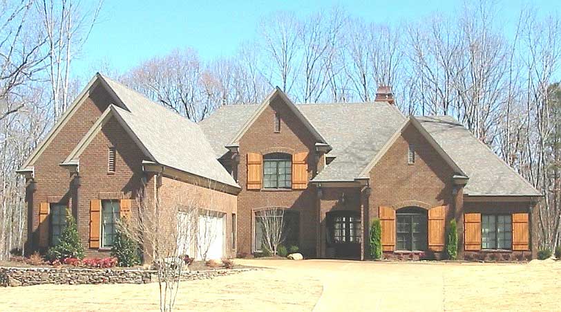 3-Bedroom, 5556 Sq Ft French House Plan - 170-1858 - Front Exterior