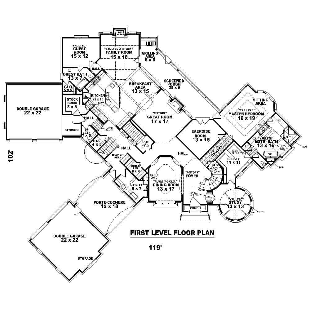 Floor Plan First Story