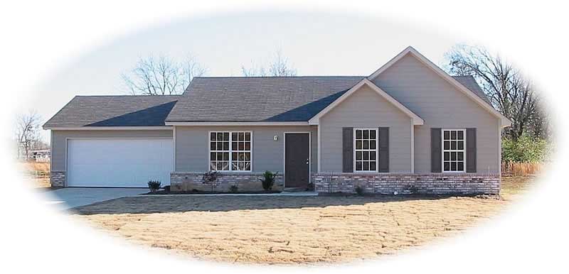 3-Bedroom, 1247 Sq Ft Contemporary House Plan - 170-1875 - Front Exterior