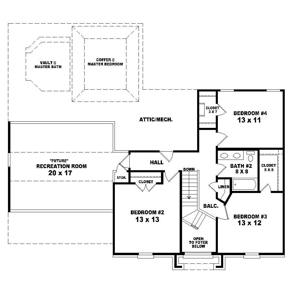 Floor Plan Second Story