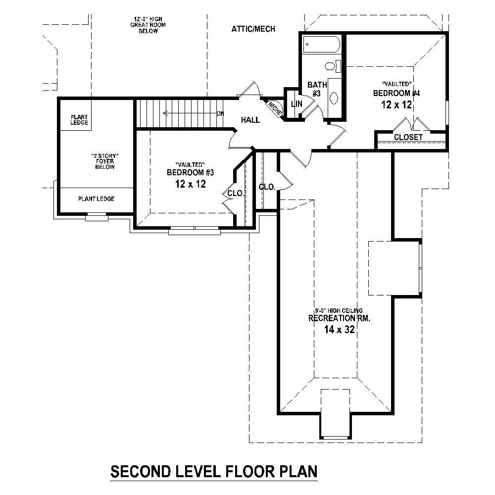 Floor Plan Second Story