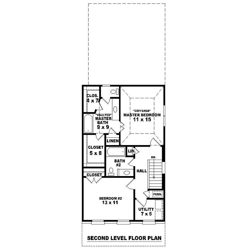 HOME PLAN SECOND LEVEL