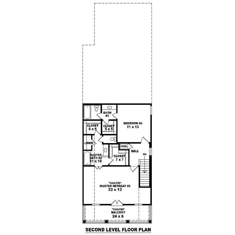 HOME PLAN SECOND LEVEL