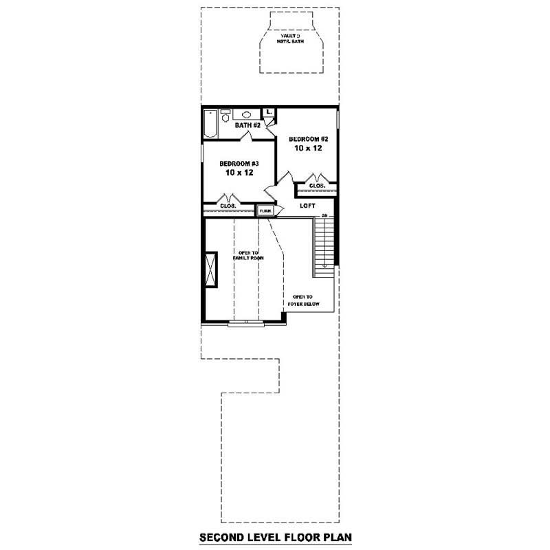 HOME PLAN SECOND LEVEL