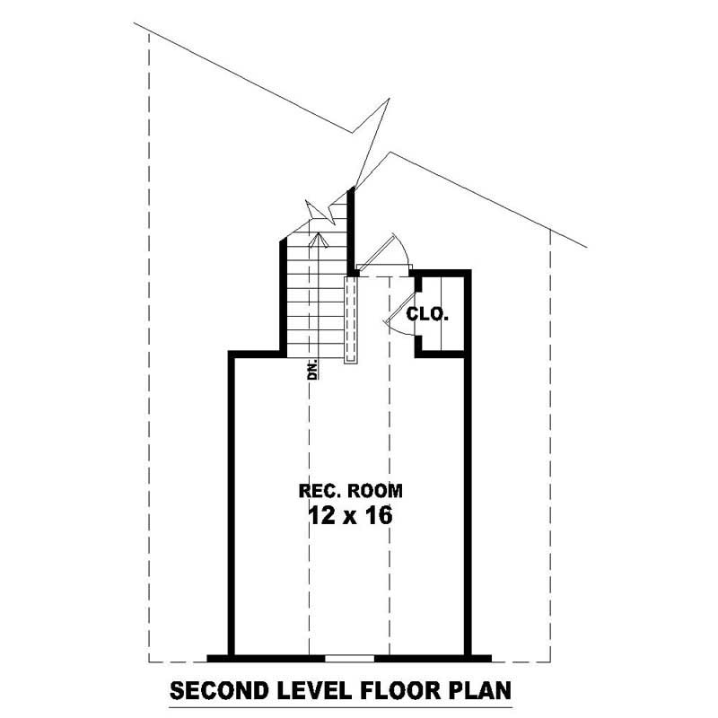 HOME PLAN SECOND LEVEL