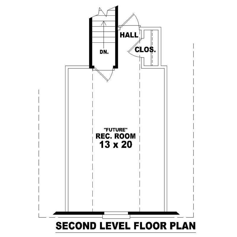 HOME PLAN SECOND LEVEL